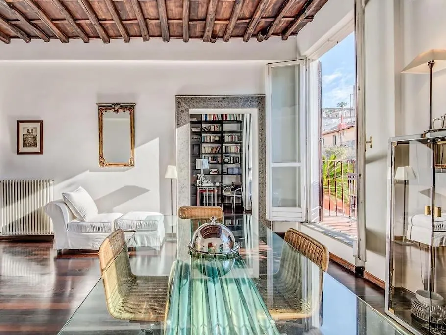 Luxury Spanish Steps Terrace Rome Apartment